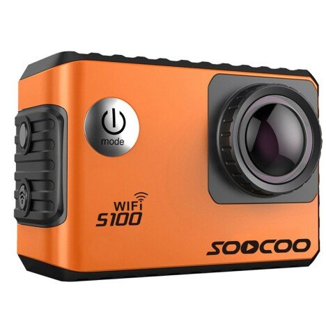 Camera Video Sport 4K iUni Dare S100 Orange, WiFi, GPS, mini HDMI, LCD 2 inch, by Soocoo